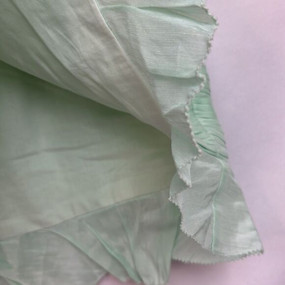 Hansen and Gretel Seafoam green Levi silk Skirt NWT - Picture 9 of 16